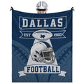 Dallas Cowboys Football Blanket